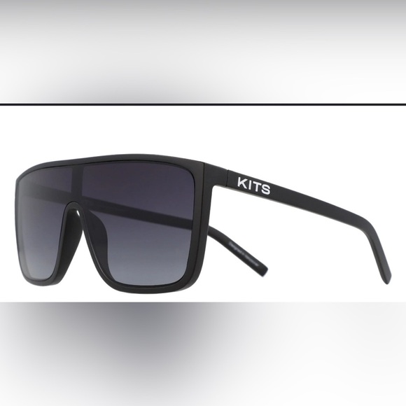KITS Unisex Black Sunglasses - Picture 1 of 6